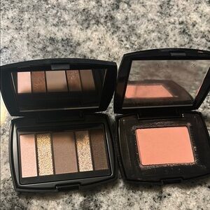 2-pc bundle Lancome Eyeshadow and Blush Palette new travel size